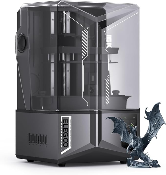 ELEGOO Saturn 4 Ultra 16K Resin 3D Printer with 10" 16K Mono LCD and Flip-up Lid Изображение 1