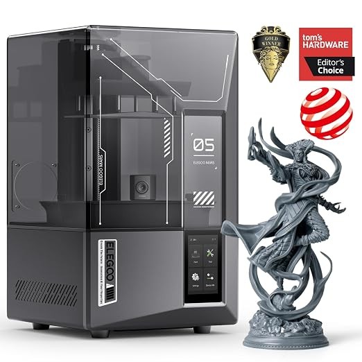 ELEGOO Mars 5 Ultra Resin 3D Printer with 7" 9K Mono LCD Изображение 1
